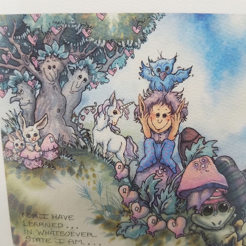 Jody Bergsma Limited Edition Lithograph Fantasy Elves Unicorn, 8x10 - Picture 6 of 12
